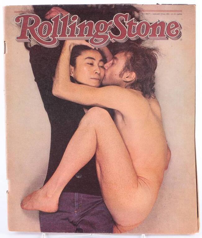 Знаменитая обложка Rolling Stone, январь 1981 года: Джон Леннон и Йоко Оно на снимке Энни Лейбовиц