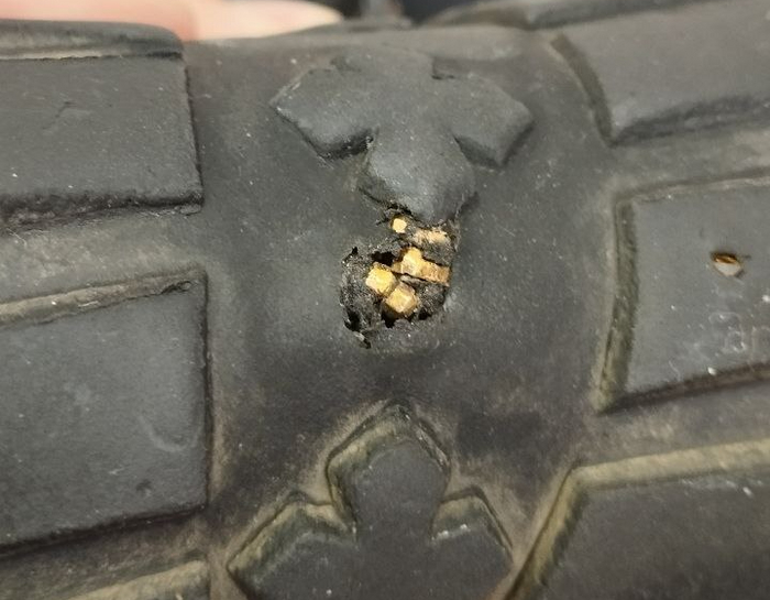 Фото на сгибе.