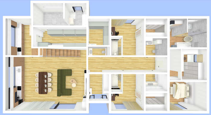 Планировка 3D (для наглядности)