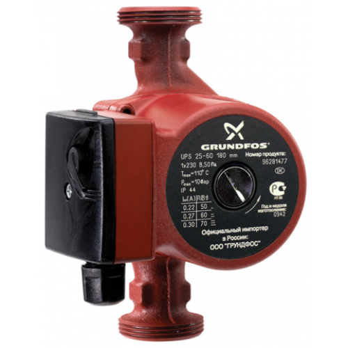 Циркуляционный насос GRUNDFOS UPS 25-80 180мм диагностика / адекватная замена