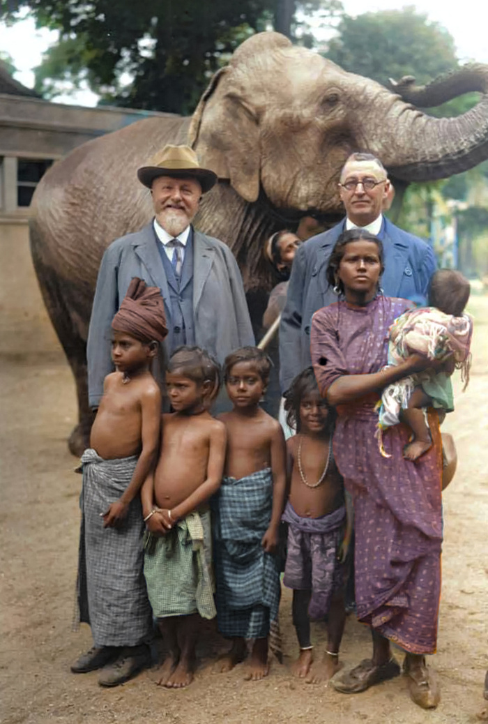 Необычные и интересные снимки из разных стран мира, сделанные в XX веке. 20 раскрашенных фотографий. Часть III Историческое фото, Старое фото, Прошлое, Фотография, 20 век, Колоризация, Длиннопост