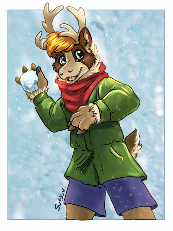 3 2 1 Snowball! , , Furry deer, 