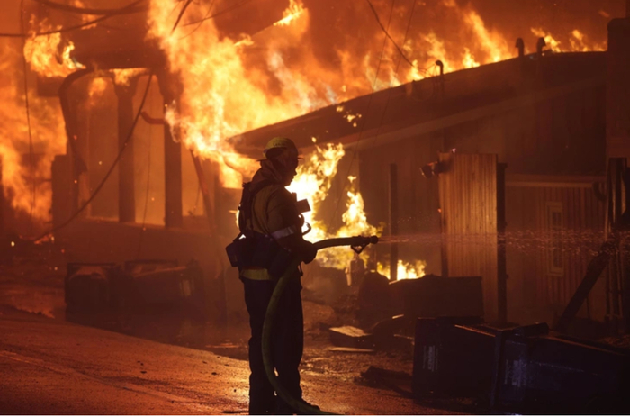 Лос-Анджелес в огне