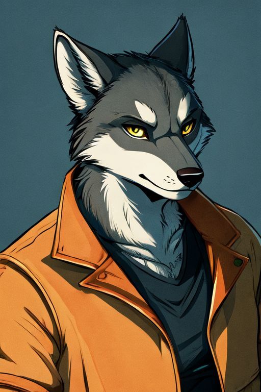    Wolfmks #546  , , Furry Art, Furry wolf, 