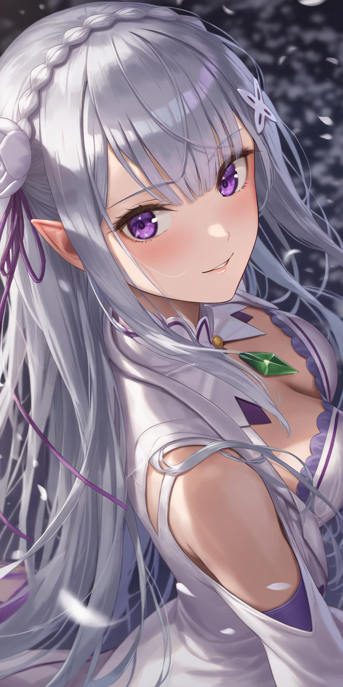  , Pixiv, Anime Art, Emilia, ,  , Re:Zero Kara