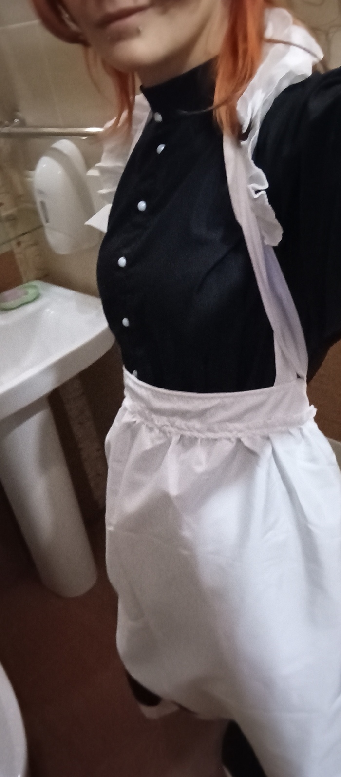 Осталось парик Аякса забрать и я буду парнем-горничной :3