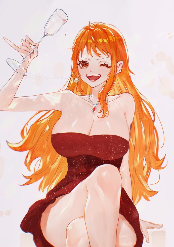  .   , Anime Art, Nami, One Piece