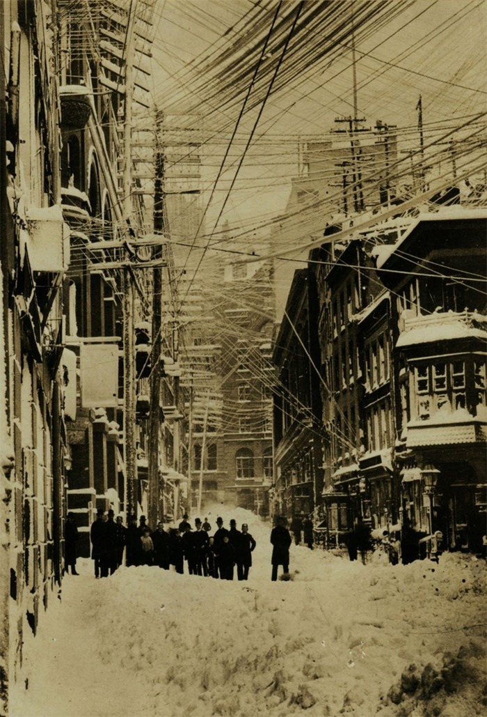 Нью-Йорк 1888 год. Изображение взято из Википедии