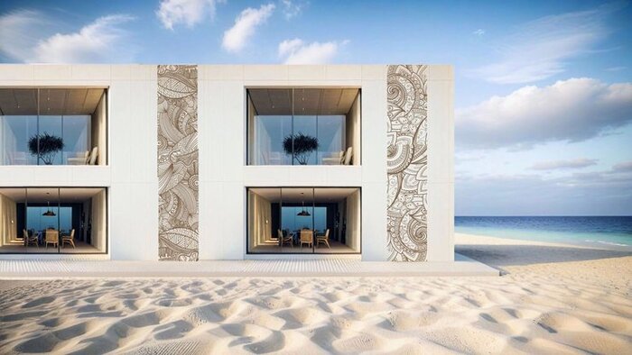 Возможны разные способы строительства( модули - жб и на основе контейнеров и т.д) и нанесения паттернов