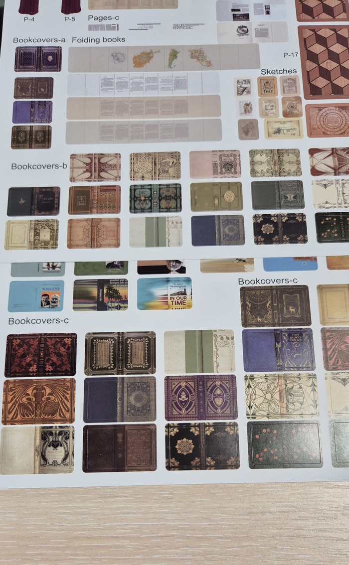 Наклейки на "книги"