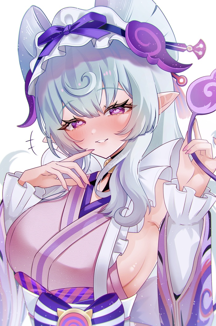 Mizuki Anime Art, , Genshin Impact, Yumemizuki Mizuki (Genshin Impact), , Yae Miko (Genshin Impact)