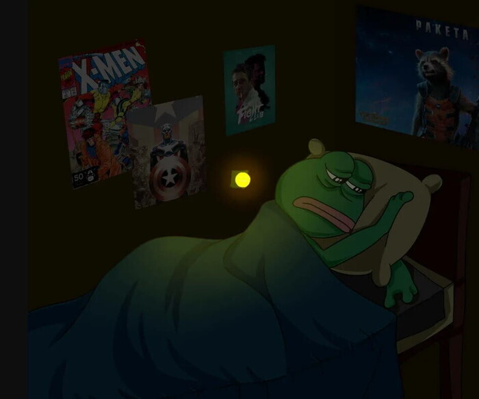 Это я пытаюсь заснуть, подскакивая каждые две минуты и включая свет.