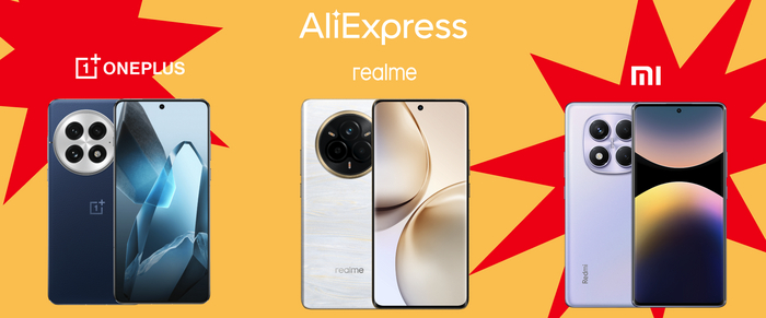 Время премьер смартфонов Realme, OnePlus, Redmi