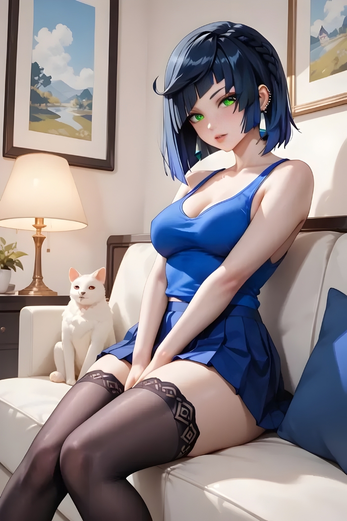 Yelan Genshin Impact , Anime Art, Genshin Impact, Yelan (Genshin Impact),  , ,  , 