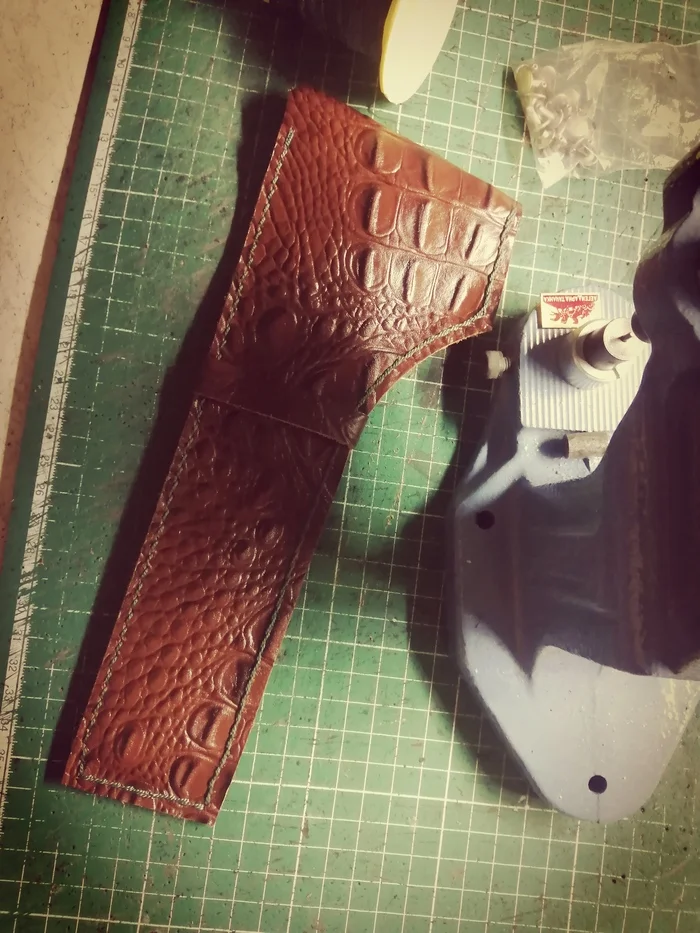 Caliper Case. Leather Case - My, Leather products, Male, Accessories, Natural leather, Calipers, Case, Voronezh, Vaso, With your own hands, Longpost