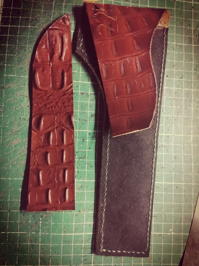 Caliper Case. Leather Case - My, Leather products, Male, Accessories, Natural leather, Calipers, Case, Voronezh, Vaso, With your own hands, Longpost