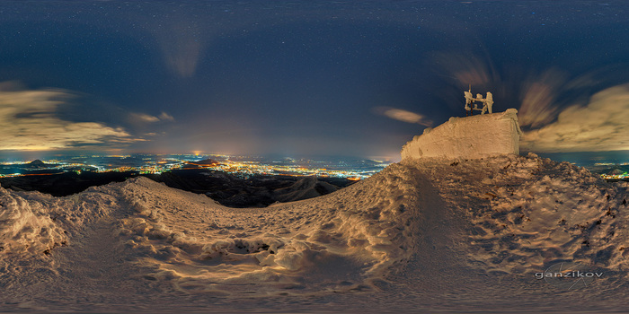 А это мой день рождения. Фотография в формате 360°