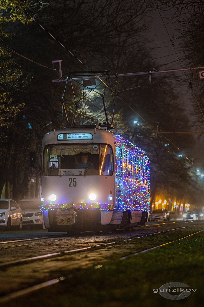 Наш новогодний трамфайчик