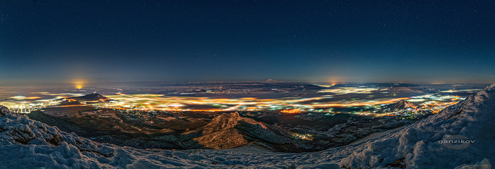 Панорама с вершины БЬештау