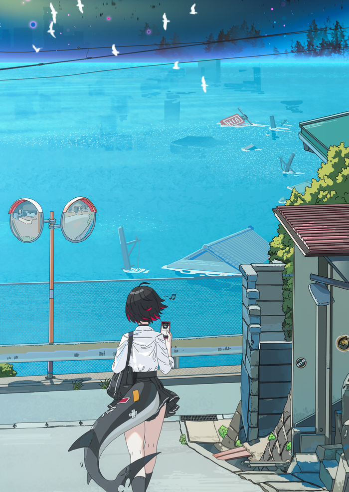        , Anime Art, , , Zenless Zone Zero, Ellen Joe (zzz), , ,   