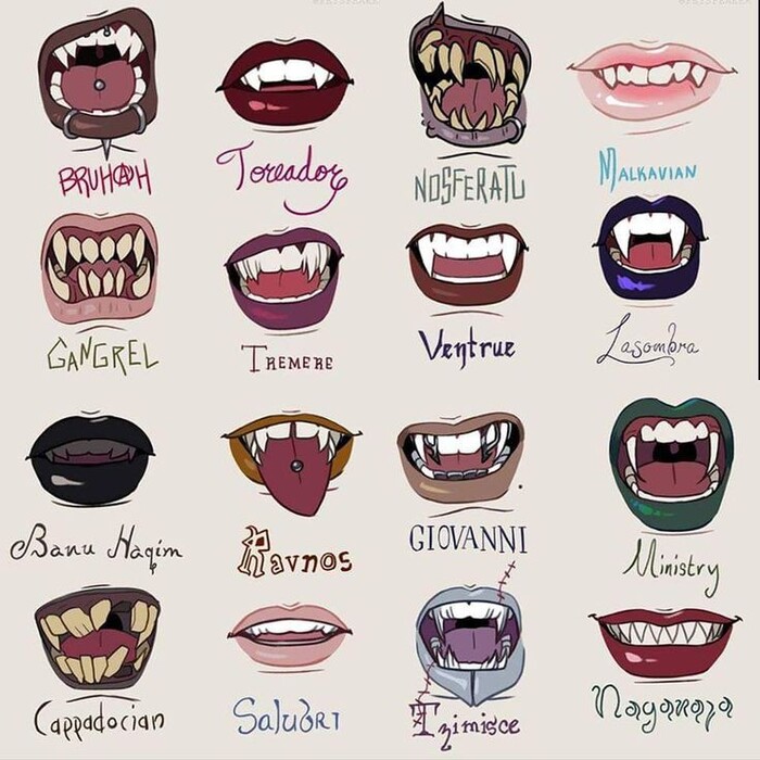   , ,   , , Vampire: The Masquerade, ,  , 