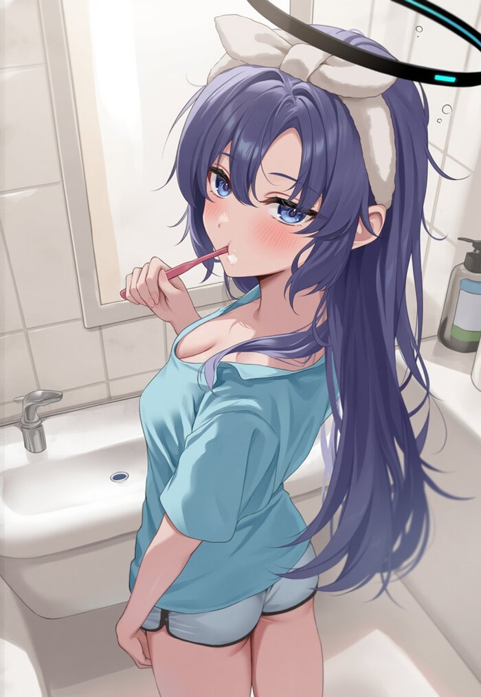     , Anime Art, , , Blue Archive, Hayase Yuuka,  , , ,  ,  ,   