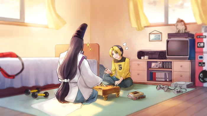    , Anime Art, Hikaru no GO, Shindou Hikaru, Fujiwara no SAI,  , 