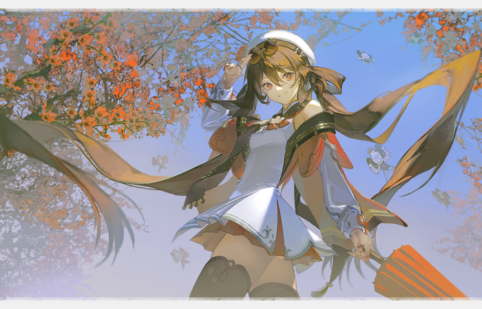 В новом платье