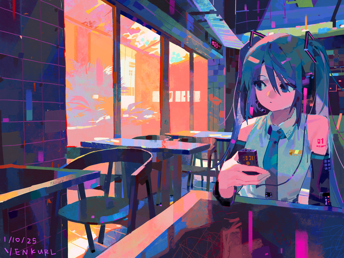   Hatsune Miku, Vocaloid, Anime Art, Vocaloid Art