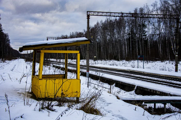 I'll leave Moscow by commuter train, I'll leave for nowhere... - The photo, Winter, Moscow region, Drive, Railway, Longpost
