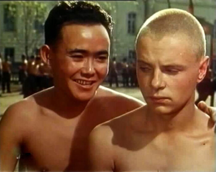 Кадр из фильма «Солдат Иван Бровкин», 1955 год