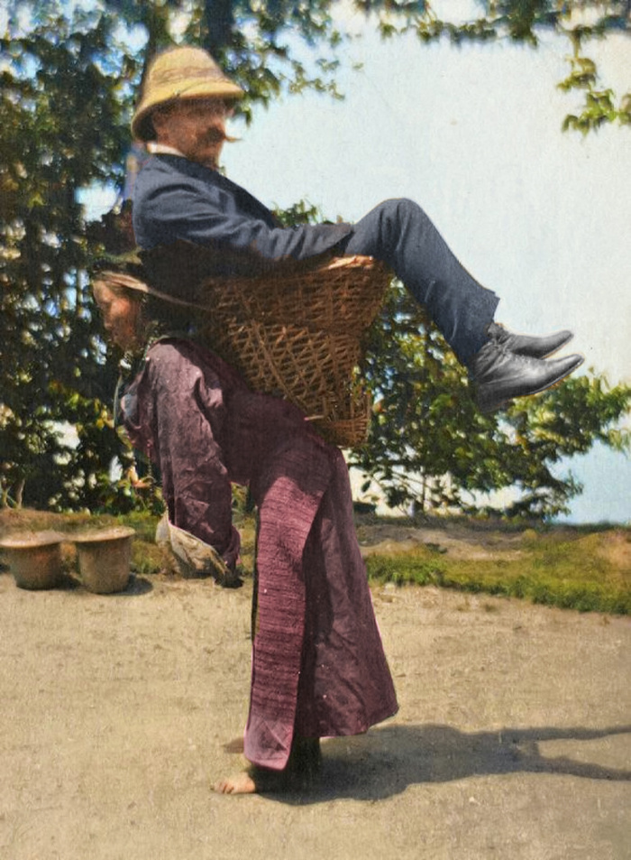 Подборка фотографий из прошлого, которые заставляют удивиться. 20 раскрашенных фотографий из XIX-ХХ века. Часть XV Старое фото, Историческое фото, Фотография, 20 век, Колоризация, Длиннопост