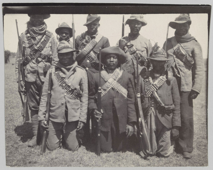 Африканские воины на британской службе, период второй Англо-Бурской войны.