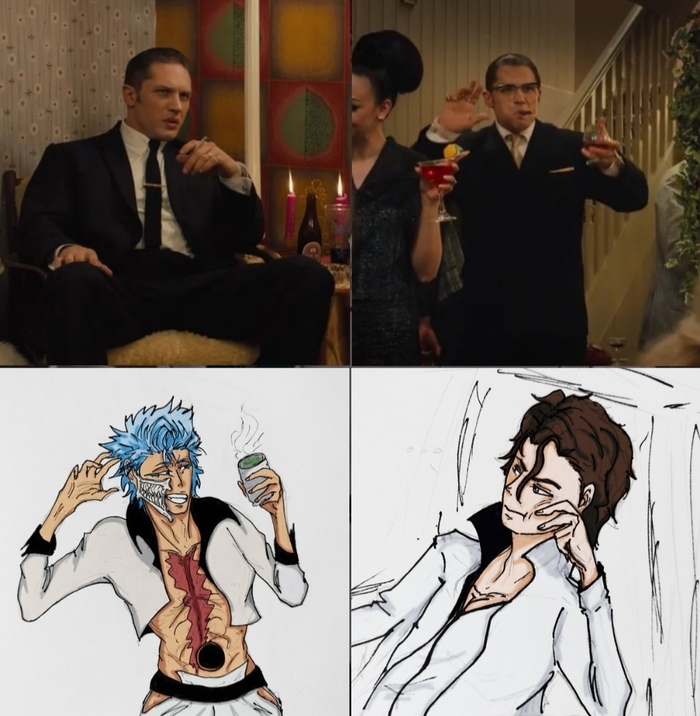   ,    , Bleach,  , Grimmjow Jaegerjaquez, Aizen Sousuke