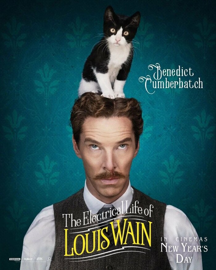 Постер к фильму "Кошачьи мира Луиса Уэйна"