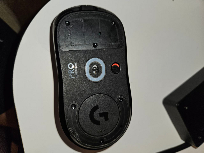 Мышь без глайдов