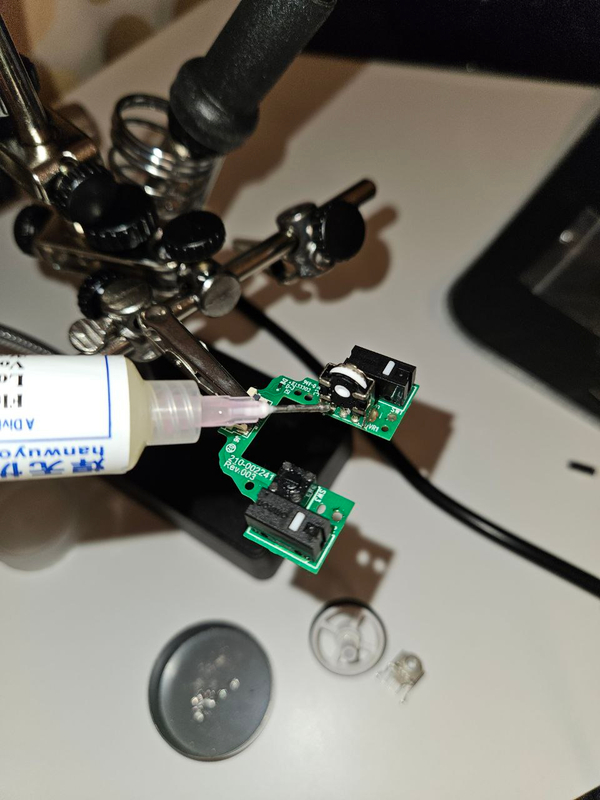 Отпаиваем энкодер