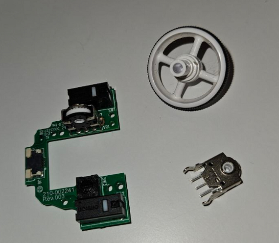 Плата с поменянным энкодером