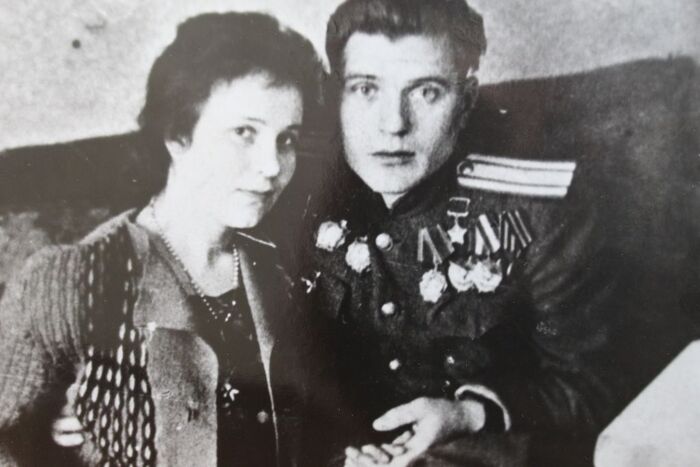 Борис Емельянов со своей женой Александрой