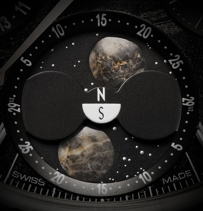 Новые Omega Speedmaster Moonphase Meteorite