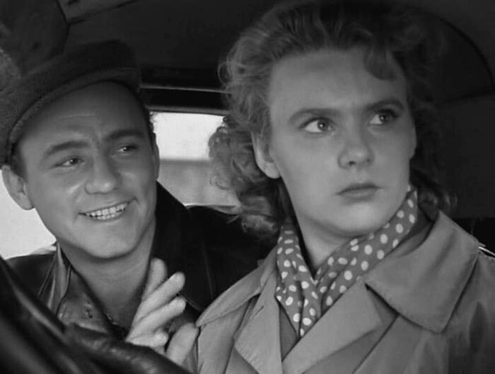 Николай Рыбников и Нина Иванова, кадр из фильма «Весна на Заречной улице», 1956 год