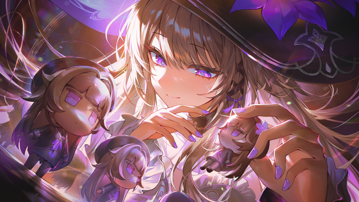   ? ) Anime Art, , , , Honkai: Star Rail, The Herta (Honkai: Star Rail), Handot (syagamu)