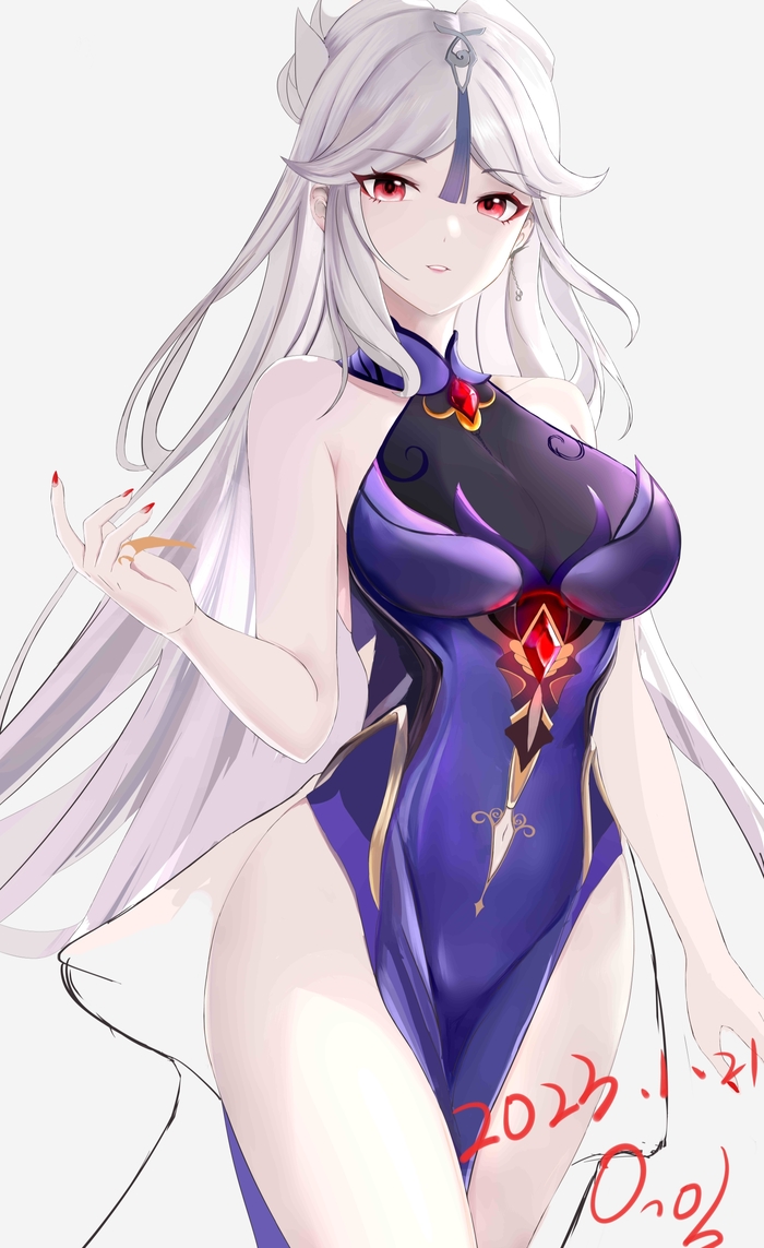    , , Ningguang, Genshin Impact, Pixiv, , Anime Art, 