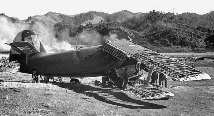 Единственная фотография Ан-2 ВВС ДРВ периода Вьетнамской войны, которую удалось найти - в сбитом состоянии.