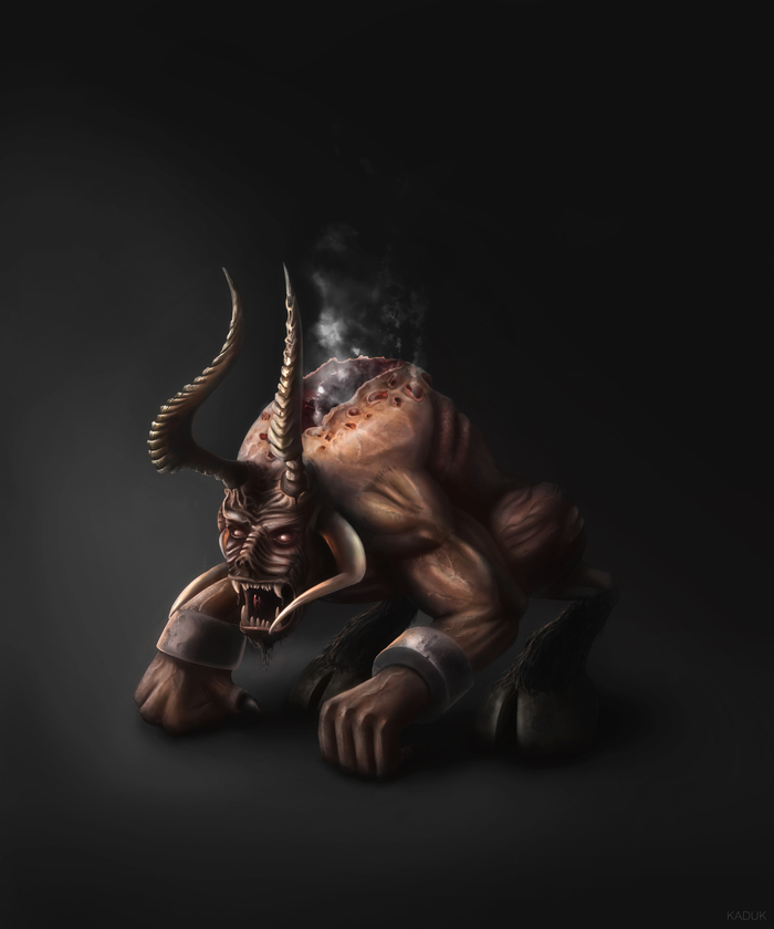 Пикабушу пока не стану известным - часть вторая. Демон из Герои меча и магии 5