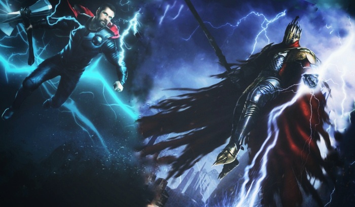 Thor marvel vs Agandaur lord of the rings