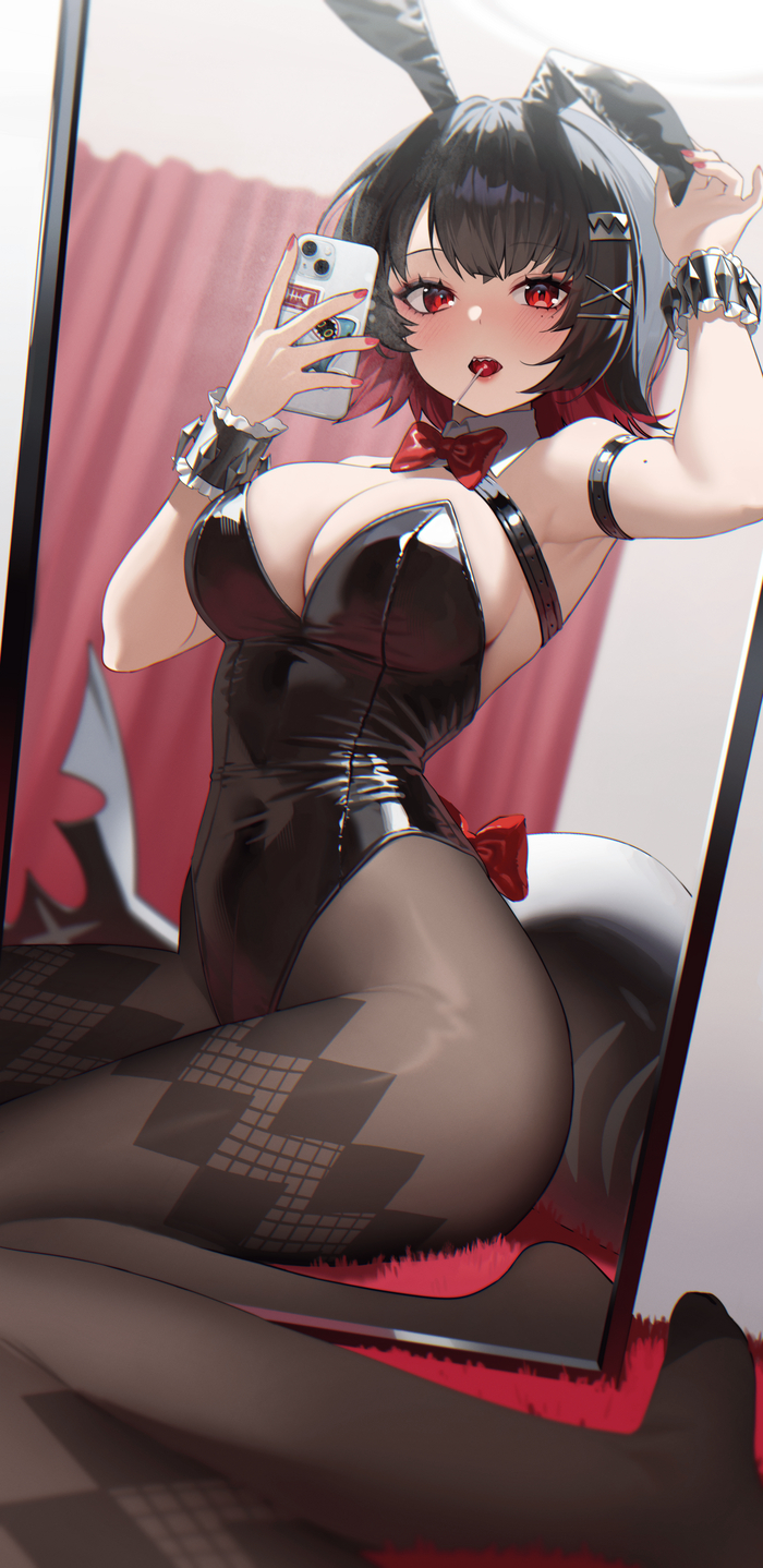 Ellen Joe 015 , Anime Art, Zenless Zone Zero, Ellen Joe (zzz), , , Bunnysuit, , , , -, , , , 