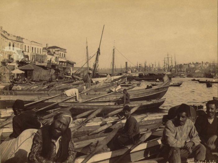 на пристани