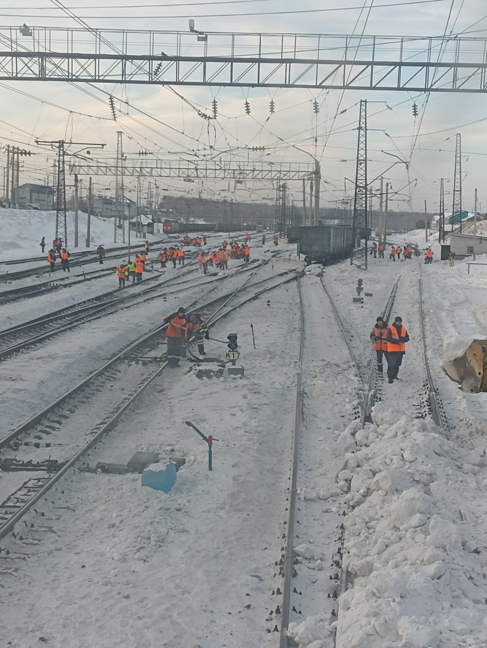 РЖД. Уборка снега