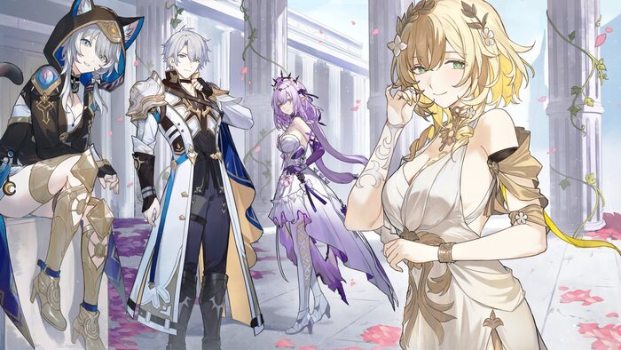 ׸ , Titan Quest? , Anime Art, Aglaea (Honkai: Star Rail), Castorice (Honkai: Star Rail), Honkai: Star Rail